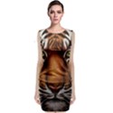 The Tiger Face Sleeveless Velvet Midi Dress View1