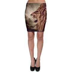 Roaring Lion Bodycon Skirt by Celenk