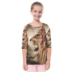 Roaring Lion Kids  Quarter Sleeve Raglan Tee