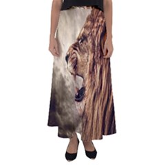 Roaring Lion Flared Maxi Skirt