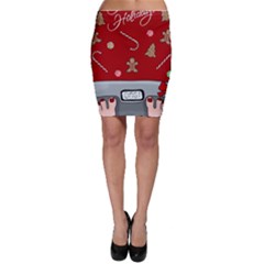 Hilarious Holidays  Bodycon Skirt by Valentinaart