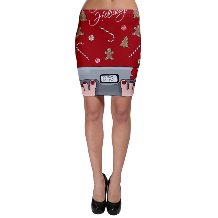 Hilarious holidays  Bodycon Skirt