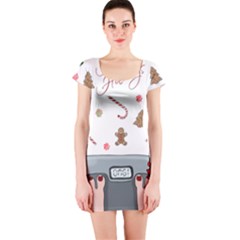 Hilarious Holidays  Short Sleeve Bodycon Dress by Valentinaart