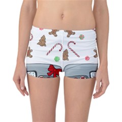 Hilarious Holidays  Reversible Boyleg Bikini Bottoms by Valentinaart