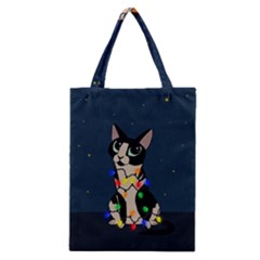 Meowy Christmas Classic Tote Bag by Valentinaart