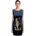 Meowy Christmas Classic Sleeveless Midi Dress View1