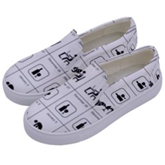 Holidays Kids  Canvas Slip Ons by Valentinaart