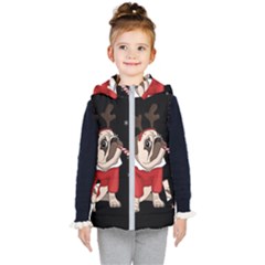 Pug Xmas Kid s Puffer Vest