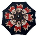 Pug Xmas Straight Umbrellas View1