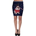 Pug Xmas Bodycon Skirt View1