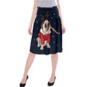 Pug Xmas Midi Beach Skirt View1