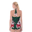 Pug Xmas Boyleg Halter Swimsuit  View2