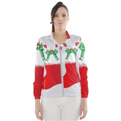 Christmas Stocking Wind Breaker (women) by christmastore