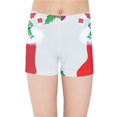 Christmas Stocking Kids Sports Shorts by christmastore