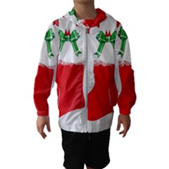 Christmas Stocking Hooded Wind Breaker (kids) by christmastore