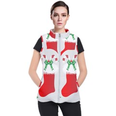 Christmas Stocking Women s Puffer Vest by christmastore