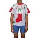 Christmas Stocking Kids  Short Sleeve Swimwear View1