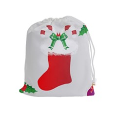 Christmas Stocking Drawstring Pouches (extra Large) by christmastore