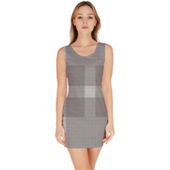 Gray Designs Transparency Square Bodycon Dress by Celenk