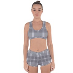 Gray Designs Transparency Square Racerback Boyleg Bikini Set