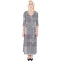 Gray Designs Transparency Square Quarter Sleeve Wrap Maxi Dress View1