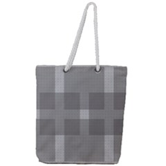 Gray Designs Transparency Square Full Print Rope Handle Tote (large)