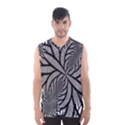 Fractal Symmetry Pattern Network Men s Basketball Tank Top View1