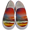 Sunset Mountain Indonesia Adventure Men s Canvas Slip Ons View1