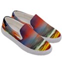 Sunset Mountain Indonesia Adventure Men s Canvas Slip Ons View3