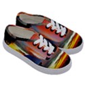 Sunset Mountain Indonesia Adventure Kids  Classic Low Top Sneakers View3