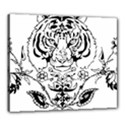 Tiger Animal Decoration Flower Canvas 24  x 20  View1