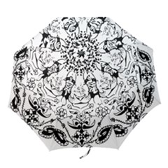 Tiger Animal Decoration Flower Folding Umbrellas by Celenk