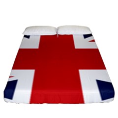 Uk Flag United Kingdom Fitted Sheet (king Size) by Celenk