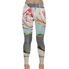 Tea Cups Classic Yoga Leggings by NouveauDesign