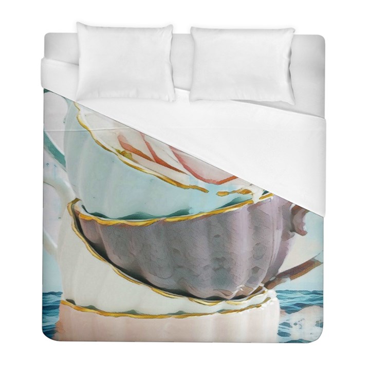 tea cups Duvet Cover (Full/ Double Size)