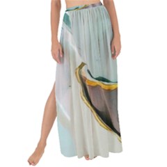 Tea Cups Maxi Chiffon Tie-up Sarong by NouveauDesign