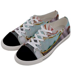 Tea Cups Women s Low Top Canvas Sneakers by NouveauDesign