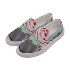 Tea Cups Women s Canvas Slip Ons by NouveauDesign