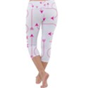 Arrows Girly Pink Cute Decorative Capri Yoga Leggings View4