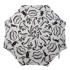 Anatomy Icons Shapes Ear Lips Hook Handle Umbrellas (large) by Celenk