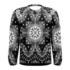 Mandala Calming Coloring Page Men s Long Sleeve Tee by Celenk