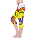 Happy Happiness Child Smile Joy Capri Leggings  View3