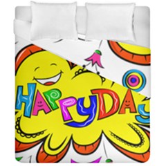 Happy Happiness Child Smile Joy Duvet Cover Double Side (california King Size) by Celenk