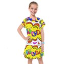 Happy Happiness Child Smile Joy Kids  Drop Waist Dress View1