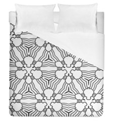 Pattern Design Pretty Cool Art Duvet Cover (queen Size) by Celenk