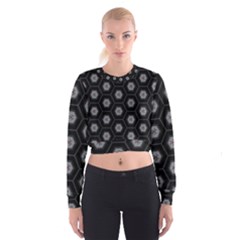 Mandala Calming Coloring Page Cropped Sweatshirt by Celenk