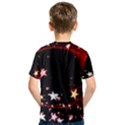 Circle Lines Wave Star Abstract Kids  Sport Mesh Tee View2