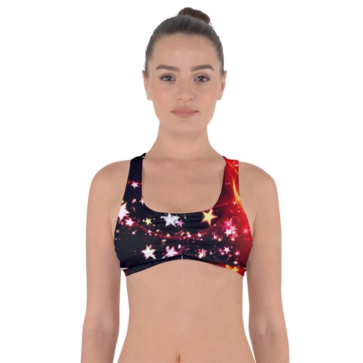 Circle Lines Wave Star Abstract Got No Strings Sports Bra