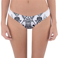 Ancient Parade Ancient Civilization Reversible Hipster Bikini Bottoms by Celenk