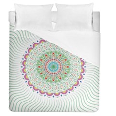 Flower Abstract Floral Duvet Cover (queen Size) by Celenk